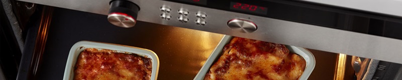 2-Compartment Square Bowl 150x150 Blue - Billede 1